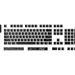 HyperX Pudding Keycaps 2 Full Key Set, Black (7G8K1AA)* Keyboards