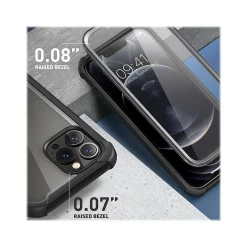 Cell Phone Cases<i-Blason Ares Black Snap Case for iPhone 13 Pro (iPhone2021Pro-6.1-Ares-SP-Black)