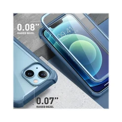 Cell Phone Cases<i-Blason Ares Blue Bumper Case for iPhone 13 (iPhone2021-6.1-Ares-SP-Azure)