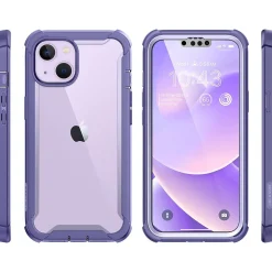 Cell Phone Cases<i-Blason Ares Deep Purple Case for iPhone 14 (iPhone2021/22-6.1-Ares-SP-Mauve)