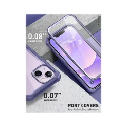 Cell Phone Cases<i-Blason Ares Deep Purple Case for iPhone 14 (iPhone2021/22-6.1-Ares-SP-Mauve)