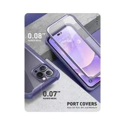 Cell Phone Cases<i-Blason Ares Deep Purple Case for iPhone 14 Pro Max (iPhone2022Pro-6.7-Ares-SP-Mauve)