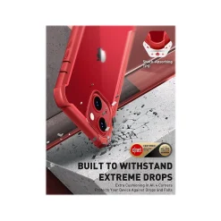 Cell Phone Cases<i-Blason Ares Red Case for iPhone 14 Plus (iPhone2022-6.7-Ares-SP-Ruddy)