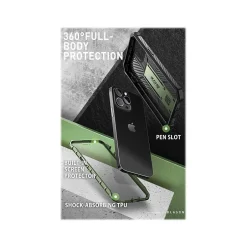 Cell Phone Cases<i-Blason Armorbox Dark Green Rugged Case for iPhone 14 Pro (iPhone2022Pro-6.1-Armorbox-SP-Guldan)