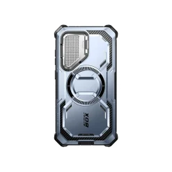 Cell Phone Cases<i-Blason ArmorBox MagSafe Rugged Case for Samsung Galaxy S24+, Shock Absorbing, Metallic Blue (GS24PLUSABSPTT)