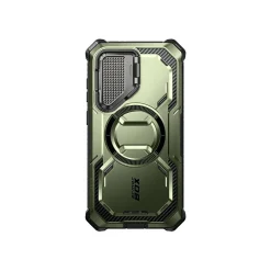 Cell Phone Cases<i-Blason ArmorBox MagSafe Rugged Case for Samsung Galaxy S24+, Shock Absorbing, Dark Green (GS24PLUSABSPGN)