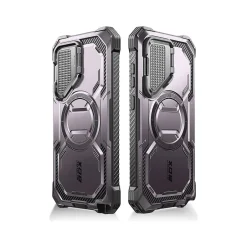 Cell Phone Cases<i-Blason Armorbox MagSafe Rugged Case for Samsung Galaxy S24 Ultra, Shock-Absorbing, Purple