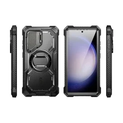Cell Phone Cases<i-Blason Armorbox MagSafe Rugged Case for Samsung Galaxy S24 Ultra, Shock-Absorbing, Black