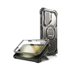 Cell Phone Cases<i-Blason Armorbox MagSafe Rugged Case for Samsung Galaxy S24 Ultra, Shock-Absorbing, Titan Gray