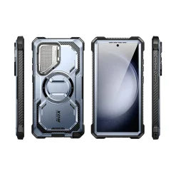 Cell Phone Cases<i-Blason ArmorBox MagSafe Rugged Case for Samsung Galaxy S24 Ultra, Metallic Blue (GS24UABSTT)