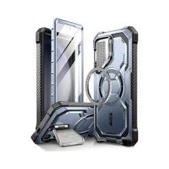 Cell Phone Cases<i-Blason ArmorBox MagSafe Rugged Case for Samsung Galaxy S24 Ultra, Metallic Blue (GS24UABSTT)