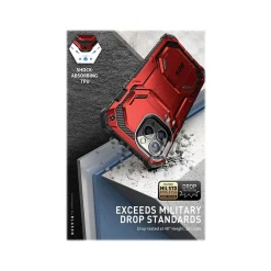 Cell Phone Cases<i-Blason Armorbox Metallic Red Rugged Case for iPhone 14 Pro Max (iPhone2022Pro-6.7-Armorbox-SP-Ruddy)