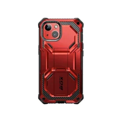 Cell Phone Cases<i-Blason ArmorBox Metallic Red Rugged Case for iPhone 14 (iPhone2021/22-6.1-Armorbox-SP-Ruddy)
