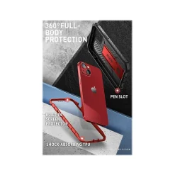 Cell Phone Cases<i-Blason ArmorBox Metallic Red Rugged Case for iPhone 14 (iPhone2021/22-6.1-Armorbox-SP-Ruddy)