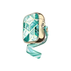 i-Blason Cosmo Case for Apple AirPods 1st/2nd Gen, Marble Green (AirPods2019-Cosmo-Jade)
