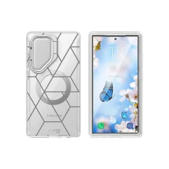 Cell Phone Cases<i-Blason Cosmo Clear MagSafe Case for Samsung Galaxy S24 Ultra, Shock-Absorbing