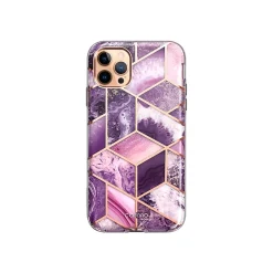 Cell Phone Cases<i-Blason Cosmo MagSafe Rugged Case for iPhone 12 Pro Max, Marble Purple (iPhone2020-6.7-Cosmo-SP-Ameth)