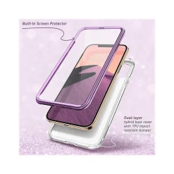 Cell Phone Cases<i-Blason Cosmo MagSafe Rugged Case for iPhone 12 Pro Max, Marble Purple (iPhone2020-6.7-Cosmo-SP-Ameth)