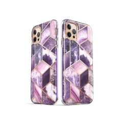 Cell Phone Cases<i-Blason Cosmo MagSafe Rugged Case for iPhone 12 Pro Max, Marble Purple (iPhone2020-6.7-Cosmo-SP-Ameth)
