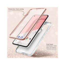 Cell Phone Cases<i-Blason Cosmo Marble Pink Case for Google Pixel 5 (GooglePixel5-Cosmo-SP-Marble)
