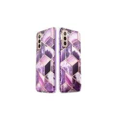 Cell Phone Cases<i-Blason Cosmo Marble Purple Case for Samsung Galaxy S21 (Galaxy-S21-Cosmo-Ameth)
