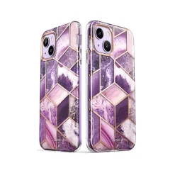Cell Phone Cases<i-Blason Cosmo Marble Purple Case for iPhone 14 Plus (iPhone2022-6.7-Cosmo-SP-Ameth)
