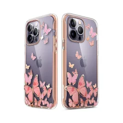 Cell Phone Cases<i-Blason Cosmo Pinkfly Case for iPhone 14 Pro Max (iPhone2022Pro-6.7-Cosmo-SP-Pinkfly)