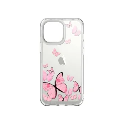 Cell Phone Cases<i-Blason Halo Butterfly Pink Snap Case for iPhone 13 Pro Max (iPhone2021-6.7-Halo-E)