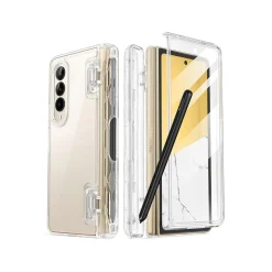 Cell Phone Cases<i-Blason Halo Clear Snap Case for Samsung Galaxy Z Fold4 (Galaxy2022-ZFold4-5G-Cosmo-Pen-SP-Clear)