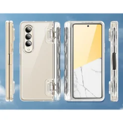 Cell Phone Cases<i-Blason Halo Clear Snap Case for Samsung Galaxy Z Fold4 (Galaxy2022-ZFold4-5G-Cosmo-Pen-SP-Clear)