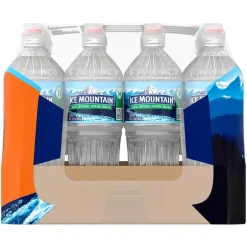 Bottled Water<Ice Mountain 100% Natural Spring Water, Regular Flavor, 700ml Bottles with Sport Cap, 24/Carton (12087164)