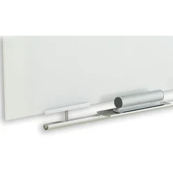 Online Clarity Glass Dry-Erase Whiteboard, 5' x 3' (31150) Dry Erase