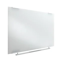 Outlet Clarity Glass Dry-Erase Whiteboard, 4' x 3' (31140) Dry Erase