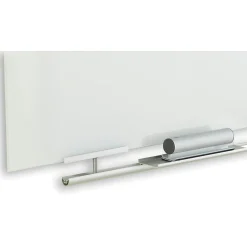 Outlet Clarity Glass Dry-Erase Whiteboard, 4' x 3' (31140) Dry Erase