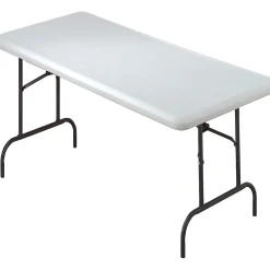 Sale IndestrucTable TOO™ 1200 Series Rectangular Folding Table, Platinum, 29
