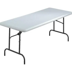 Outlet IndestrucTable TOO 600S Folding Table, 72" x 30", Platinum (65323) Folding Tables