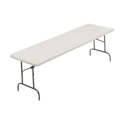 Discount IndestrucTable TOO 600S Folding Table, 96" x 30", Platinum (65333) Folding Tables