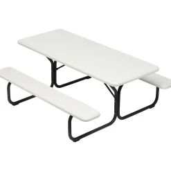Sale IndestrucTable TOO 1200 Series Picnic Table, Platinum (65923) Folding Tables
