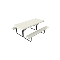 Sale IndestrucTable TOO 1200 Series Picnic Table, Platinum (65923) Folding Tables