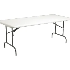 New ® IndestrucTables TOO™ 1200 Series Folding Table, 96x30", Platinum Folding Tables