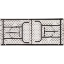 New ® IndestrucTables TOO™ 1200 Series Folding Table, 96x30", Platinum Folding Tables