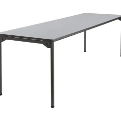 Sale Maxx Legroom Rectangular Folding Table, Gray, 29 1/2"H x 96"W x 30"D Folding Tables