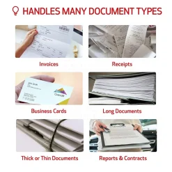 Desktop Scanners<Canon imageFORMULA R40 Receipt Edition USB Duplex Document Scanner, White (4229C009)