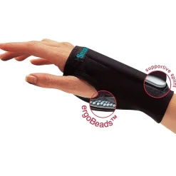IMAK ergoBead SmartGlove Wrist Support, Medium, Black (A20126)* Ergonomic Wrist Rests