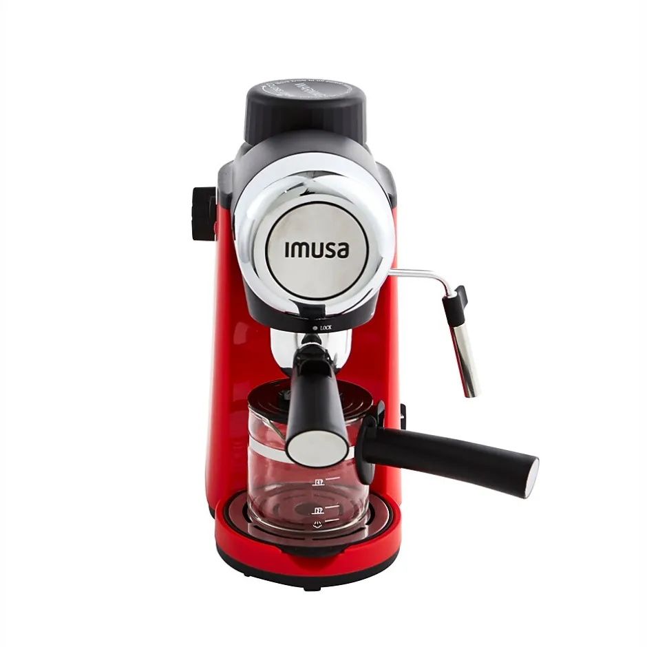 Coffee Makers<Imusa 4-Cups Espresso Machine, Red (GAU-18218)