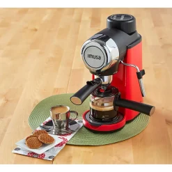 Coffee Makers<Imusa 4-Cups Espresso Machine, Red (GAU-18218)
