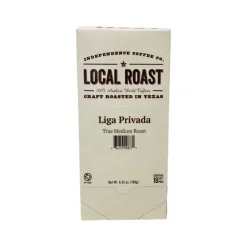 Keurig K-Cups<Independence Coffee Co. Liga Privada Coffee Pods, Medium Roast, 18/Box (LPA.SSrnd-108ctcs)
