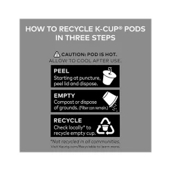 Keurig K-Cups<Intelligentsia House Blend Coffee, Keurig K-Cup Pod, Light Roast, 20/Box, 4 Boxes/Carton (5000371868CT)