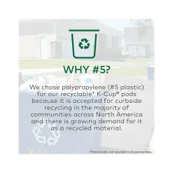 Keurig K-Cups<Intelligentsia House Blend Coffee, Keurig K-Cup Pod, Light Roast, 20/Box, 4 Boxes/Carton (5000371868CT)