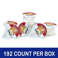 Milk & Creamer<International Delight Coffee House Half & Half Creamer, 0.4 oz, 192/Pack (902-00456)